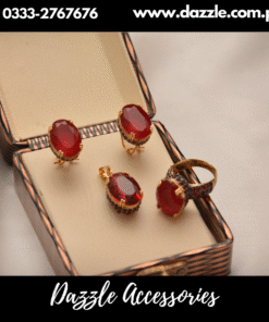 Inspiring zirconia Red combo set