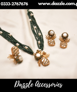 Mother Pearl egyption Emerald Mala Set