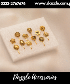 Ethnic Golden Nose Pins