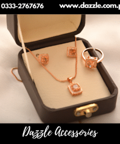 Stunning Zirconia Pendant Set