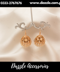 Heer Golden Jhumka