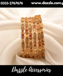 Noori Gold Plated Bangles Set