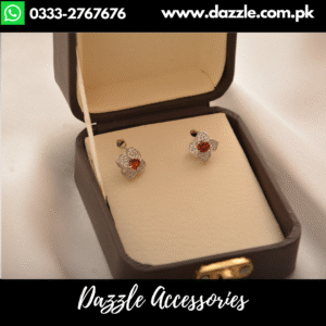 Rose vine Silver Studs