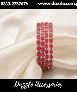 Sparkle gem Ruby Bangles
