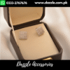 Stunning Silver square Studs