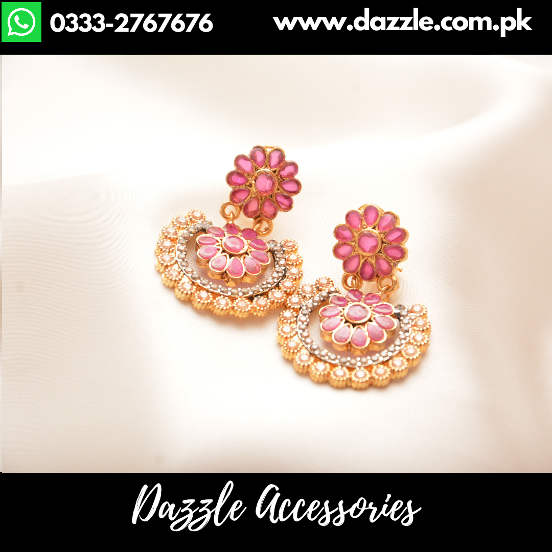 Classic Lilac Ruby chand Bali