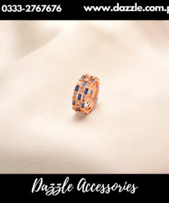 Dazzling Blue Band Ring