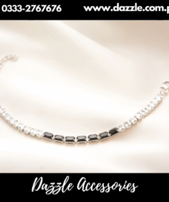 Silver Black bracelet