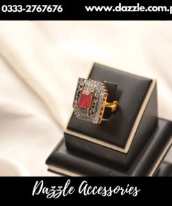 Vintage Gold plated Ruby Ring