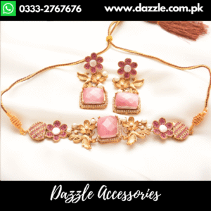 Artistic Gulabi chokar set