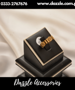 Branded Stainless Steel Ring Size 7-8