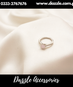 Light Pink Silver Plated