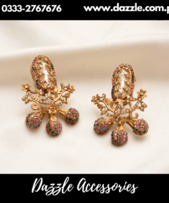 Multi Color Mother Pearl Turkish Earrings