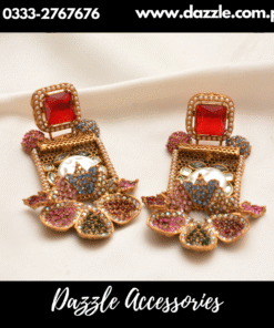 Multi Color Unique Turkish Earrings