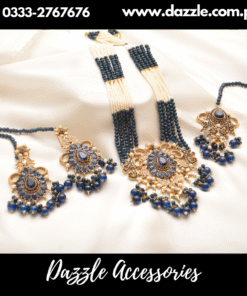 Noor-e-jahan Sapphire Maala Set