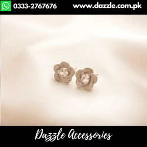 Sparkling zircon Studs