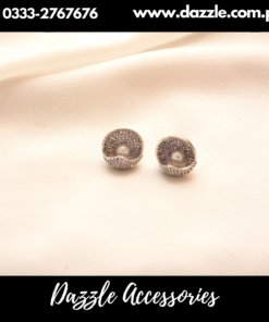 Opulent Lilac Pearl Studs Earring