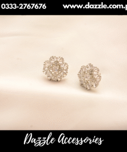 Silver Zirconia Studs Earring