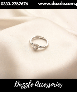 vibrant Silver heart ring