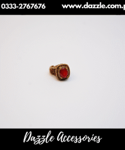 Adjustable Fashion Maroon Zirconia Ring