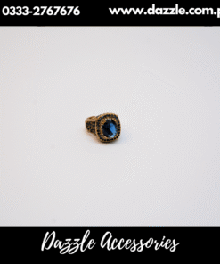 Adjustable Zirconia Sapphire Blue Stone Ring