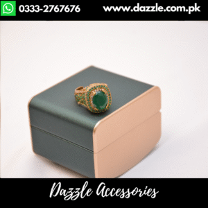 Adjustable Zirconia Statement Emerald Ring