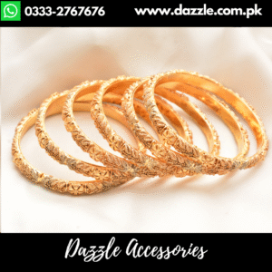 Gold Plated Adorable Bangles Set
