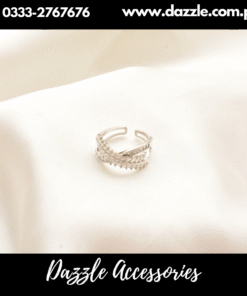 Silver Plated Band Ring for girls