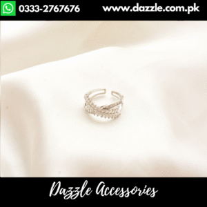 Silver Plated Band Ring for girls