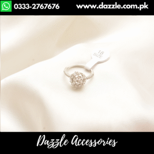 Silver Zirconia Ring for her