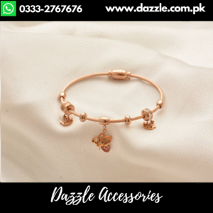 Stainless Steel Butterfly Pandora Style Bracelet