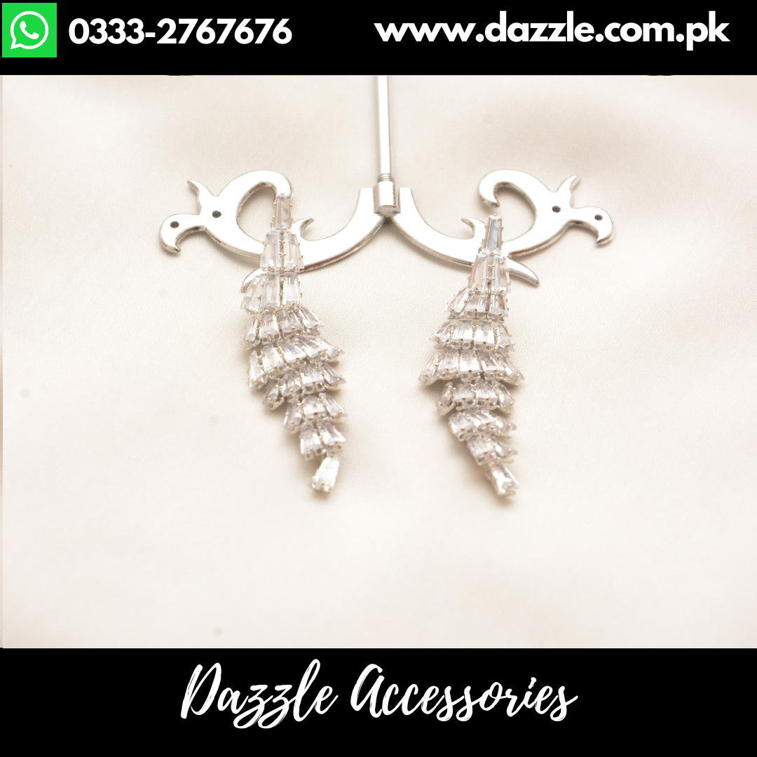 crystal stone earrings