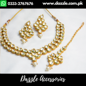 Authentic indian kundan set