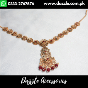 Beautifull Maroon Tikka patti