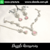 Dazzling Silver Pink Set