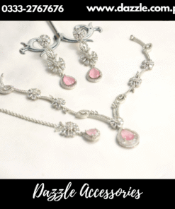 Dazzling Silver Pink Set