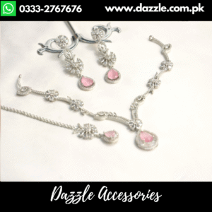 Dazzling Silver Pink Set