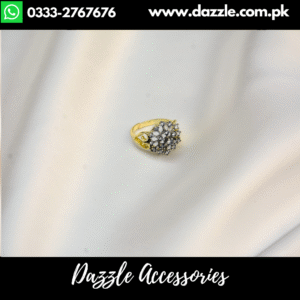 Diamond Cut Gold Plated Ring