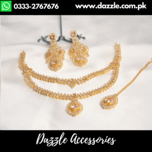 Golden Double Layer Bridal Set