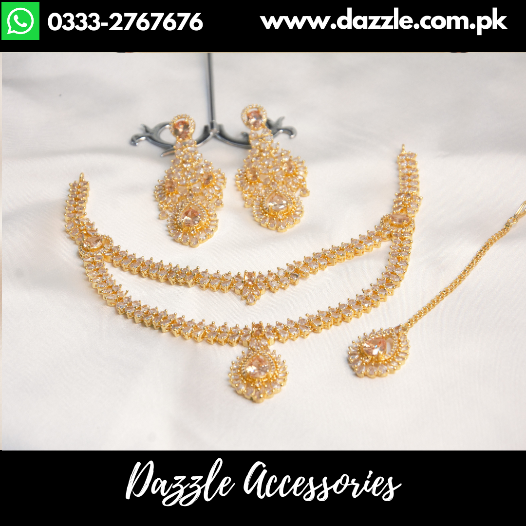 Golden Double Layer Bridal Set