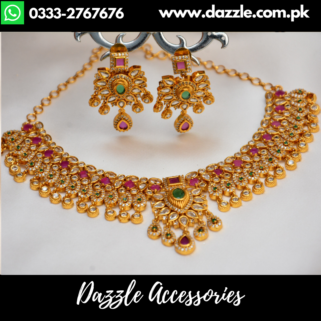 Indian Classy Ruby Green Set