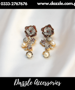 Radiant Maroon Earrings