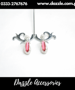 Red Classic Stud Earrings