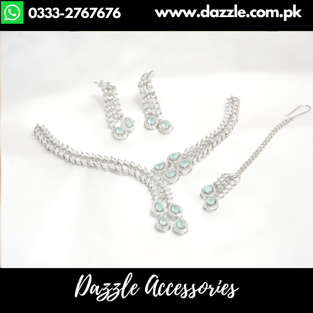 Silver Mint Small Set for Bride