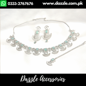 Small Bridal Silver Mint Set for Walima