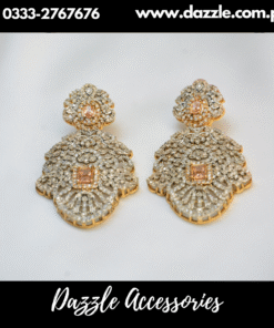 Splendid Champagne Zirconia Earrings