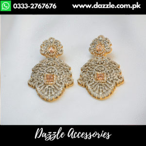 Splendid Champagne Zirconia Earrings