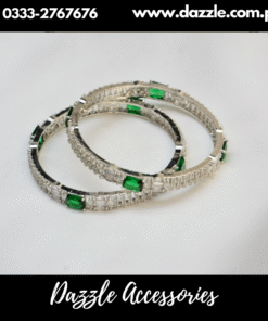 Stunning Emerald Bangles