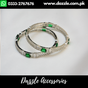 Stunning Emerald Bangles
