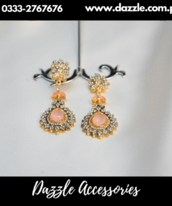 Stunning Pink Zirconia Earrings